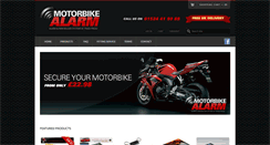 Desktop Screenshot of motorbikealarm.co.uk